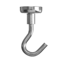 Магнит неодимовый Cartage с крючком для авто, d 16 мм, сцепление 5 кг Магнит неодимовый Cartage с крючком для авто, d 16 мм, сцепление 5 кг