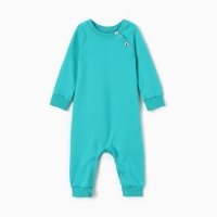 Комбинезон детский MINAKU цвет изумрудный, рост 68-74 см