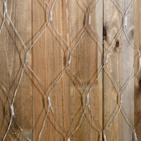 Гирлянда &laquo;Сеть&raquo; 2 &times; 3 м, IP44, УМС, прозрачная нить, 384 LED, свечение белое, 220 В