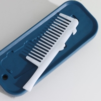 Щетка универсальная Доляна, с дополнительной щёткой для очистки ворса, 14&times;5,5&times;3,5 см, щетина 2 см