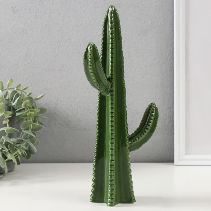 Сувенир керамика "Кактус Цереус" МИКС 6,3х12,5х27 см