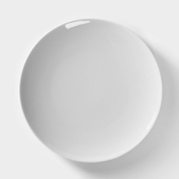 Тарелка фарфоровая «Универсал», d=20 см, белая Тарелка фарфоровая «Универсал», d=20 см, белая