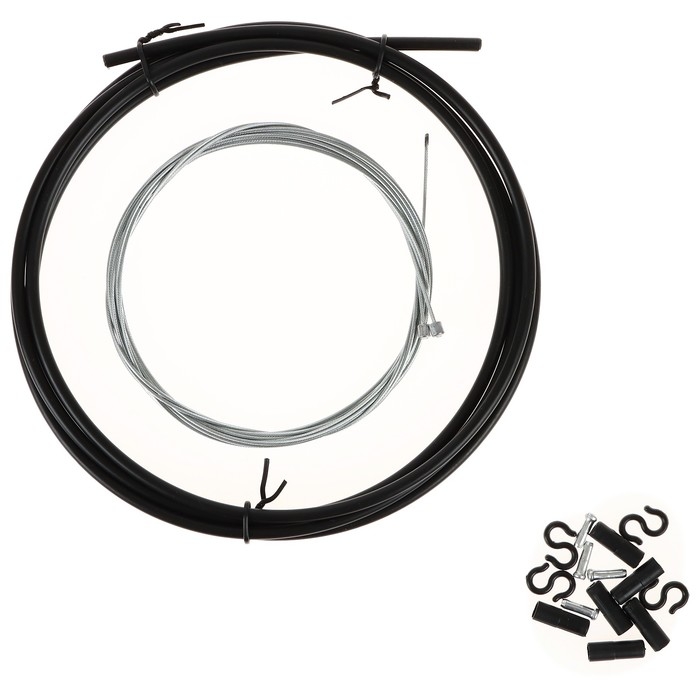 Оплётка и тросы переключателя, цвет чёрный Оплётка и тросы переключателя, цвет чёрный