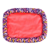 Лежанка мягкая с бортом, 55 х 40 см, микс цветов Лежанка мягкая с бортом, 55 х 40 см, микс цветов