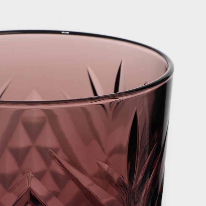 Стакан низкий стеклянный &laquo;Зальцбург&raquo;, 300 мл, цвет лилак