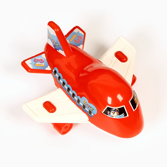 Игрушка детская Игрушка детская "Самолет №13", пластик, 18 х 17 х 10 см, МИКС