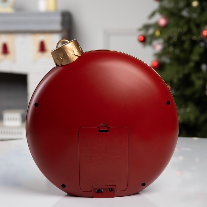 Фигура светодиодная &laquo;Ночные огни&raquo;, 20.9х21.3х8.5 см, музыка, батарейки ААх3 (не в комплекте), USB, свечение тёплое белое