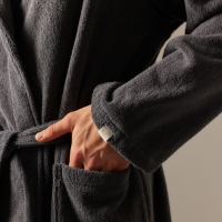 Халат махровый мужской SL HOME: Basic "Гри Сандре", размер XL, 100% хлопок, 420 г/м2 Халат махровый мужской SL HOME: Basic "Гри Сандре", размер XL, 100% хлопок, 420 г/м2