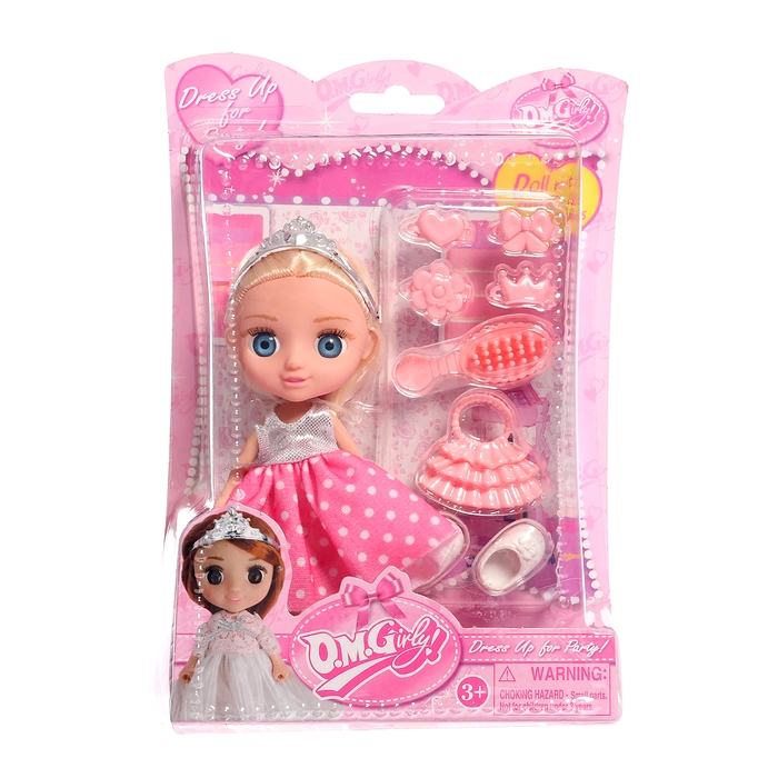 Кукла-малышка &laquo;Принцесса Эмили&raquo; с аксессуарами, МИКС