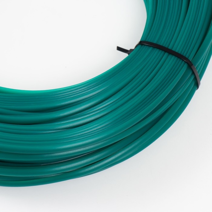 Ротанг искусственный гладкий 7 мм 100 м полутрубка (зеленый) МИКС