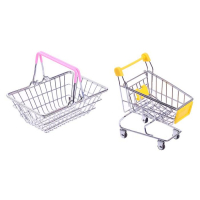 Набор для покупок &laquo;Мини-магазин&raquo; с корзинкой и тележкой