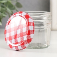Банка для свечей стекло с крышкой "Многогранник" прозрачная 100 мл 6,7х6,7х6,5 см Банка для свечей стекло с крышкой "Многогранник" прозрачная 100 мл 6,7х6,7х6,5 см