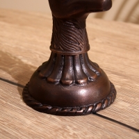 Подсвечник на 4 свечи "Олень" алюминий 26х13х30 см Подсвечник на 4 свечи "Олень" алюминий 26х13х30 см