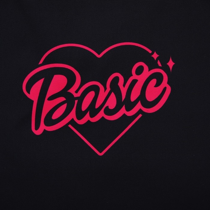 Шопер Basic, 35х0.5х40 см, отдел без молнии, без подклада, чёрный Шопер Basic, 35х0.5х40 см, отдел без молнии, без подклада, чёрный