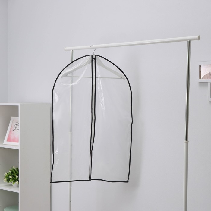 Чехол для одежды LaDо́m, плотный, 60&times;90 см, цвет прозрачный