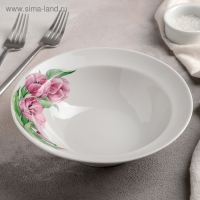 Миска &laquo;Розовые тюльпаны&raquo;, 500 мл, d=20 см