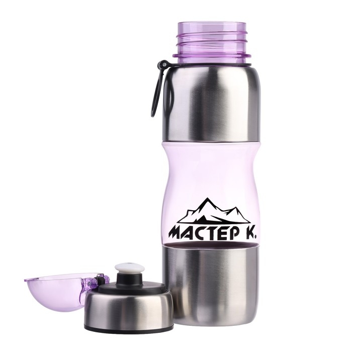 Бутылка для воды, 600 мл, Бутылка для воды, 600 мл, "Мастер К"