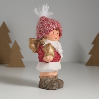 Сувенир керамика "Девочка-ангел в красном наряде, со звёздочкой" 7,5х5,5х17,5 см Сувенир керамика "Девочка-ангел в красном наряде, со звёздочкой" 7,5х5,5х17,5 см