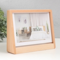 Фоторамка 12х17 см "Прозрачнось" бежевая 21,5х3х16,3 см