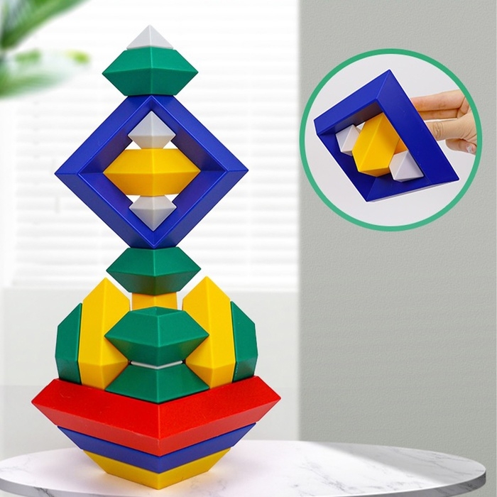 Конструктор-пирамидка &laquo;Эрудит&raquo;, 30 деталей