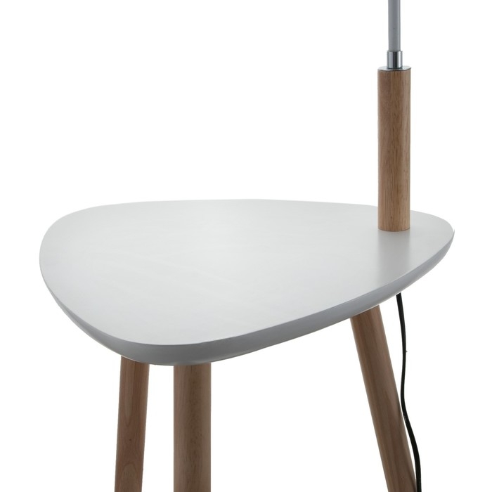 Торшер 16441/1 Е27 40Вт белый 28х28х140 см