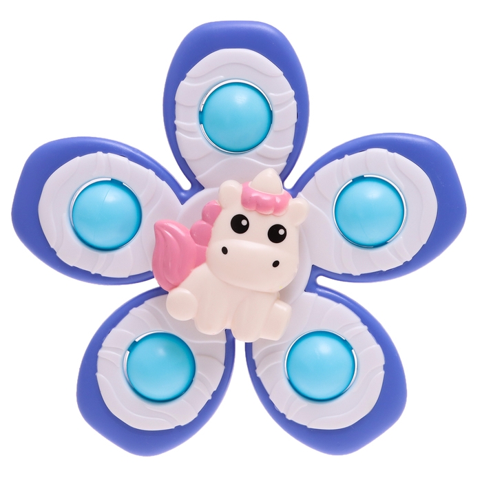 Спиннер для купания в ванной &laquo;Милые зверята&raquo;, на присоске, МИКС