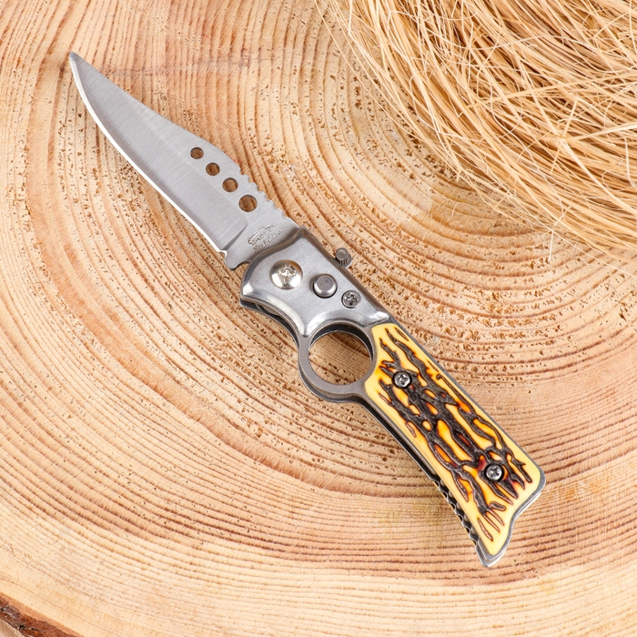 Нож складной "Ружье" 15см, клинок 66мм/1,4мм