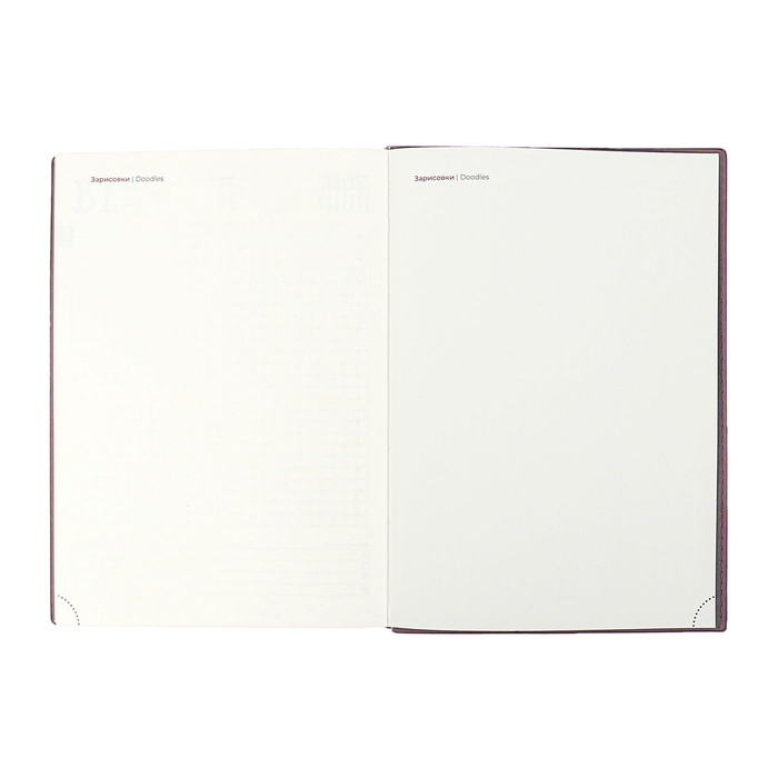 Ежедневник датир 2025г А5+ 176л ESCALADA, инт обл, иск кожа, тис ф,ляс,кр бл 80г/м2,кор-ый