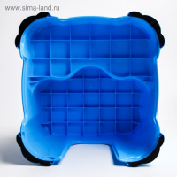 Табурет детский, подставка - ступенька, цвет МИКС (голубой, синий) Табурет детский, подставка - ступенька, цвет МИКС (голубой, синий)