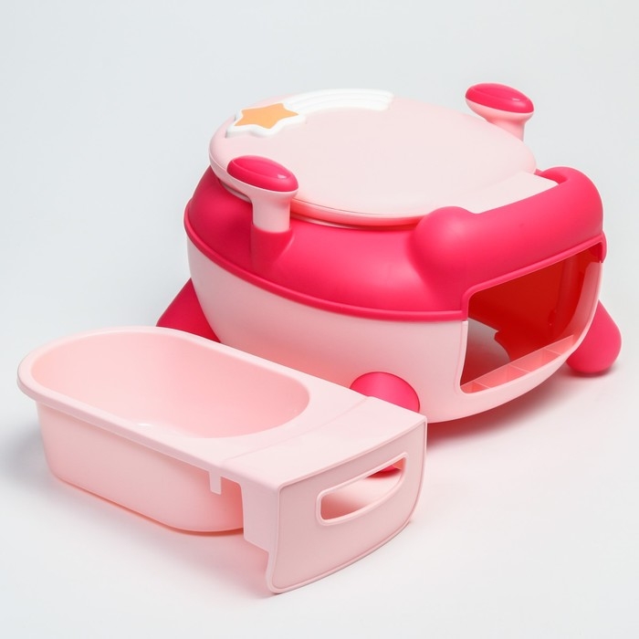 Горшок детский &laquo;Звезда&raquo;, цвет розовый