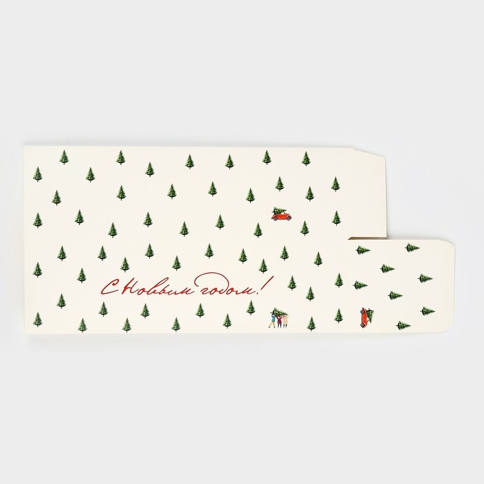 Коробка подарочная новогодняя складная &laquo;С Новым годом! &raquo;, 9.5 х 32.5 х 9.5 см, Новый год