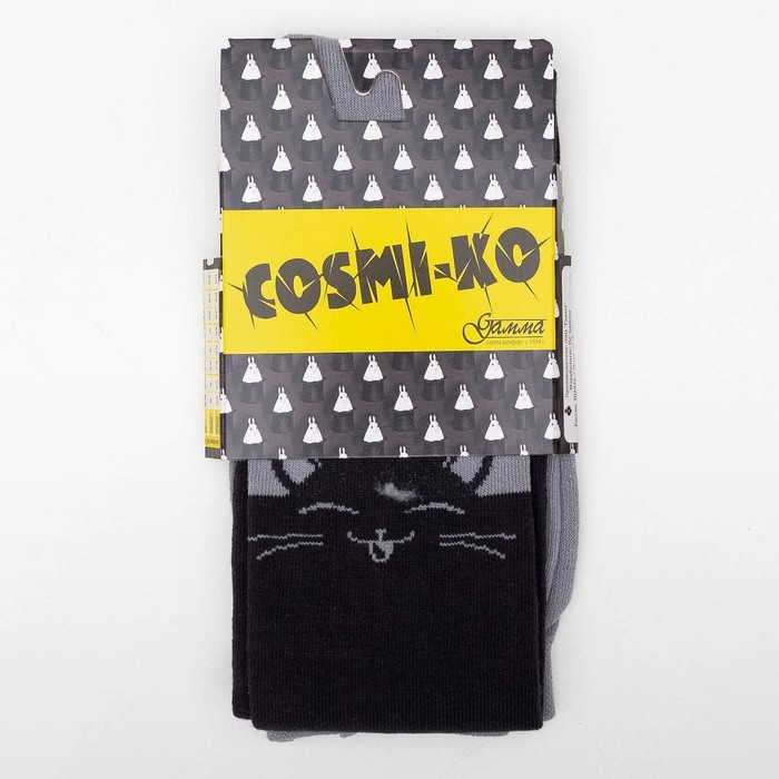 Колготки детские, цвет серый, рост 152-158