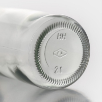 Бутылка для воды стеклянная в чехле &laquo;Лапки&raquo;, 300 мл, h=17 см, цвет розовый