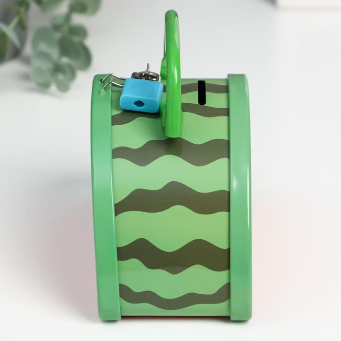 Копилка металл Копилка металл "Фруктики дольки" МИКС 16х9,2х7,3 см