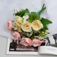 Букет "Роза Камелия" 5х27 см, микс Букет "Роза Камелия" 5х27 см, микс