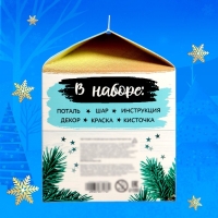 Набор для опытов «Новогодний шар», ёлочная игрушка, диаметр 10 см Набор для опытов «Новогодний шар», ёлочная игрушка, диаметр 10 см