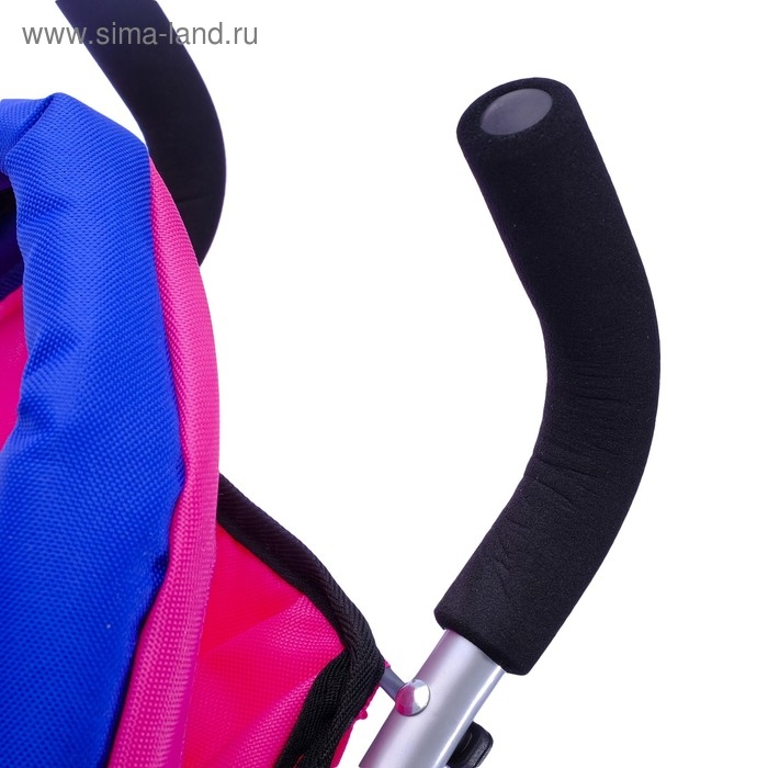 Коляска для кукол, с переноской, трёхколёсная, металлический каркас