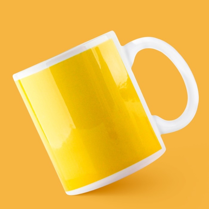 Кружка керамическая &laquo;Быть Серёгой&raquo;, 320 мл, цвет жёлтый