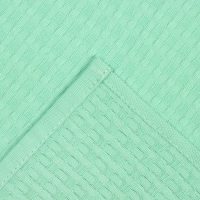 Набор кухонных полотенец Доляна, цвет салатовый, 35х60см-2шт, 100% хл, вафля, 220 гр/м2