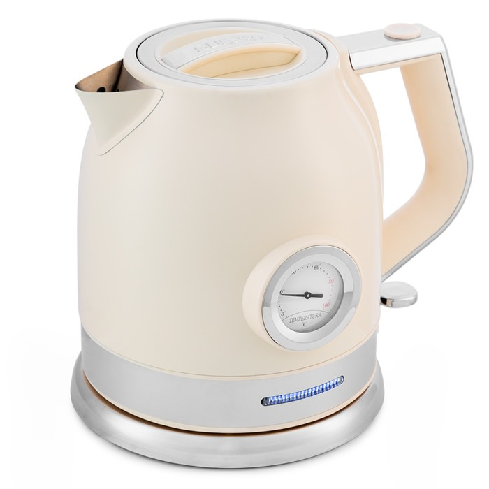 Чайник электрический Kitfort KT-692-2, металл, 1.7 л, 2200 Вт, бежевый Чайник электрический Kitfort KT-692-2, металл, 1.7 л, 2200 Вт, бежевый