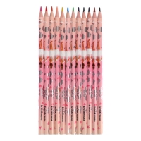 Карандаши 12 цветов ErichKrause "Pointes" круглые, европодвес Карандаши 12 цветов ErichKrause "Pointes" круглые, европодвес