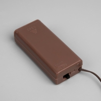 Светодиодная ветка 70 см, 20 LED, коричневая, AAх2 (не в комплекте), свечение тёплое белое