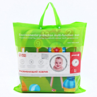 Игровой коврик для детей на фольгированной основе &laquo;Карусель&raquo;, размер 180х100x0,5 см, Крошка Я