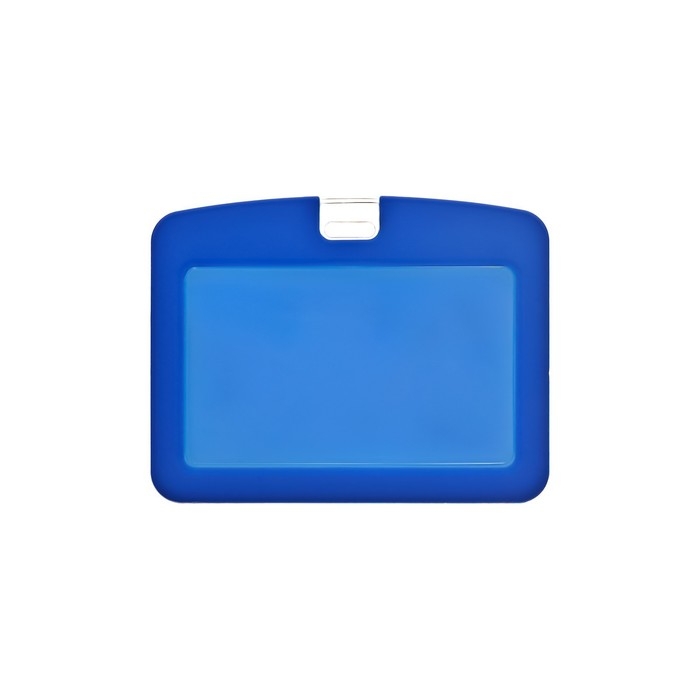 Бейдж горизонтальный, внешний 100 х 79 мм, внутренний 85х54 мм, силиконовый, синий Бейдж горизонтальный, внешний 100 х 79 мм, внутренний 85х54 мм, силиконовый, синий