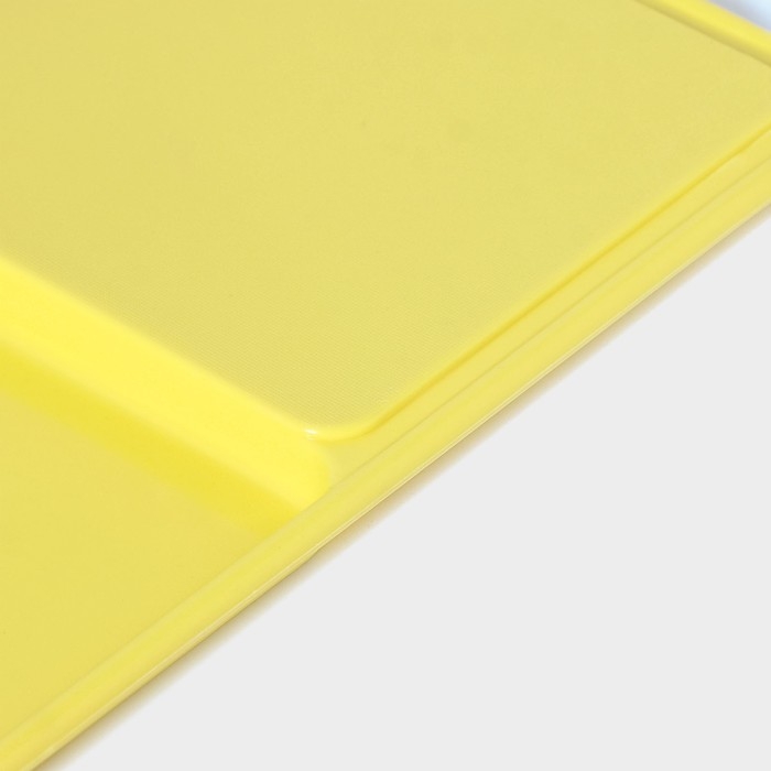 Доска разделочная с лотком Доляна &laquo;Симплекс&raquo;, 43&times;22&times;2 см, цвет МИКС