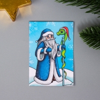 Набор открыток с семенами "Вырасти сам" "С новым годом" змеи 5*7см Набор открыток с семенами "Вырасти сам" "С новым годом" змеи 5*7см