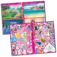 Многоразовые наклейки &laquo;Открой мир принцесс&raquo;, формат А4, Принцессы