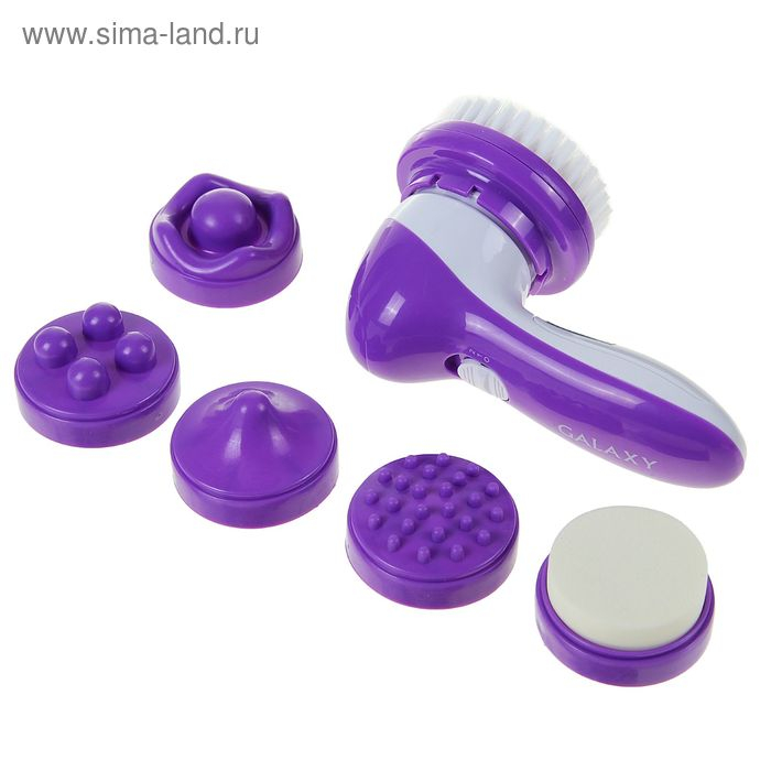Массажер для лица Galaxy GL 4941, 6 насадок, 2 скорости, 2хАА (не в комплекте) Массажер для лица Galaxy GL 4941, 6 насадок, 2 скорости, 2хАА (не в комплекте)