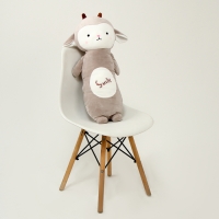 Мягкая игрушка «Овечка», 70 см, цвет серый Мягкая игрушка «Овечка», 70 см, цвет серый