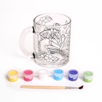 Кружка для росписи красками &laquo;Бабочка&raquo;